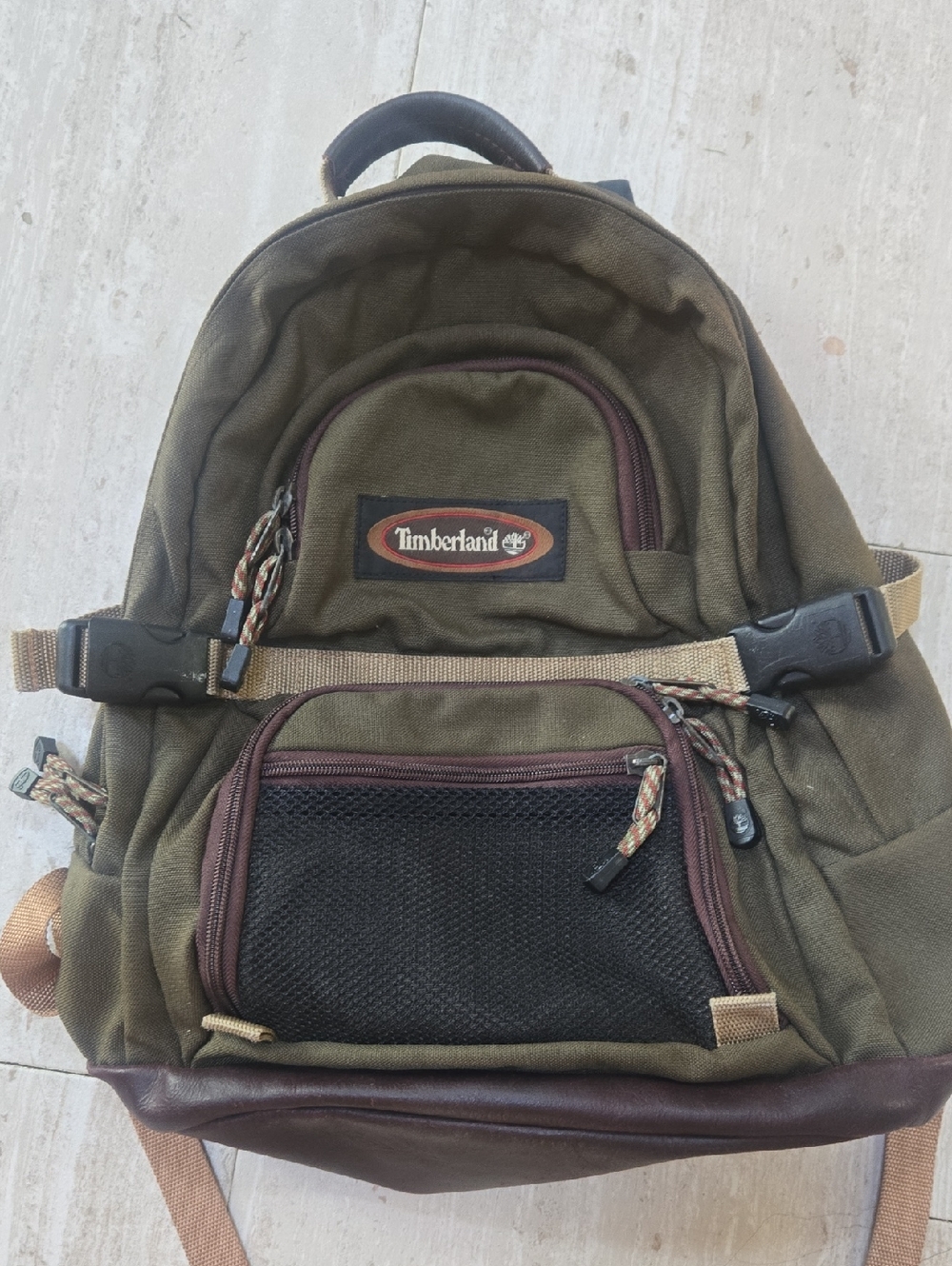 Timberland Army Green Hiking Backpack